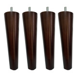 Pé Palito 30cm De Madeira Sofá Puff Banco Poltrona Kit 4 Pés