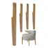 Pe Palito Para Rack-mesa-sofá-puff-móveis-sala-armário-30-cm