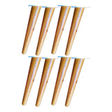 Pé Palito Retro C Base 30cm Angelim Kit 8pcs