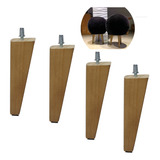 Pé Palito Retro Madeira 24cm Wood Classic Sofás Rack Criado