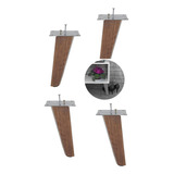 Pé Palito Retro Madeira Wood Classic 17 Cm Sofás Rack Criado