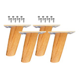 Pe Palito Retrô Reforçado Angelim C base Metal 4 Un 10cm