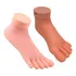 Pé Par Silicone Treino Manicure Alongamento Unha Gel Polygel