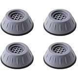 Pé Para Móveis Máquina Lavar Secadora Geladeira Anti Vibração Regulável Universal 04 Peças Redução Ruído Estabilidade