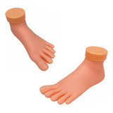 Pé Para Treino Manicure Silicone Unhas Gel Dedo Treinamento