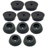 Pé Pezinho De Borracha Pvc Pequena Macia Batente Kit 50un