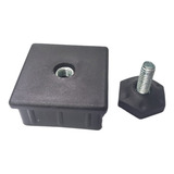 Pé Regulável Nivelador Ponteira Sapata Metalon 50x50 50 Pçs