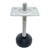 Pé Sapata Niveladora 7cm Com Placa De Fixação 4 Unidades