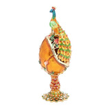 Peacock Faberge ovo Pintado