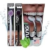 Peak Essentials - Os Kits De Pincel Originais TUNG - Limpador De Língua - Eliminador De Odor - Combate O Mau Hálito - Fresh Mint - Livre De BPA - Feito Nos EUA -- 2 Count