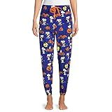 Peanuts Snoopy Pijama Feminino De Pelúcia Para Dormir Vidro Azul P