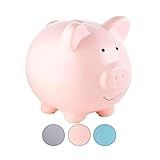 Pearhead Cofrinho De Cerâmica 16 5 X 17 X 19 Cm Rosa