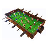 Pebolim Totó Mini Jogo Futebol De Mesa Portátil 18 Jogador