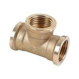 Peça De Conexão De Conversão De Rosca Macho-fêmea Pneumática Para Tubo De Latão 1-8- 1-4- 3-8- BSP Tipo T- 1l8 F- M- F