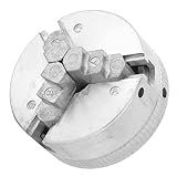 Peça De Torno De Mandril Z011 Micro Torno Liga De Zinco Acessório De Fixação De Mandril De 3 Mandíbulas Com Duas Hastes De Travamento Para Mini Torno De Metal Industrial 