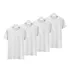Peças Branca Para Uniforme Kit 4 Camisetas Camisas Algodão