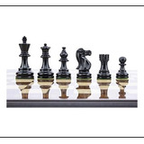 Peças Clássicas De Xadrez De Madeira Staunton De Pieces