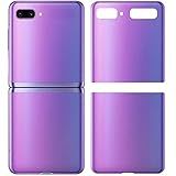 Peças De Reposição Para Porta Da Bateria Da Carcaça De Vidro Da Tampa Traseira Compatíveis Com Samsung Galaxy Z Flip SM-F7000 Roxo - Cola - Ferramentas