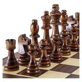 Peças De Xadrez Amerous Tournament Staunton Wood 9cm King
