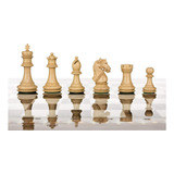 Peças De Xadrez De Madeira Feltrada Staunton Classic chessme