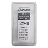 Peças Manutenção Para Regulador Mergulho Rx 02 Yoke Fun Dive