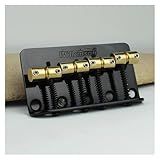 Peças Para Guitarra Elétrica Selas De Latão Para Ponte De Baixo Em Preto Cromado Ou Dourado Black 