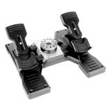 Pedais De Voo Logitech Saitek Flight Rudder Pedals Negro