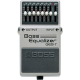 Pedal Boss Geb 7 Bass Equalizer Geb7 + Fonte Na Sonic Som