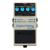 Pedal De Efeito Boss Digital Delay