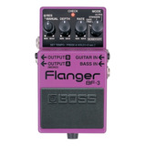 Pedal De Efeito Boss Flanger Bf 3 Violeta
