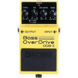 Pedal De Efeito Boss Odb 3 Bass Overdrive Contra Baixo Odb3