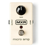 Pedal De Efeito Micro Amp M133 Dunlop Mxr Cor Amarelo Vintage