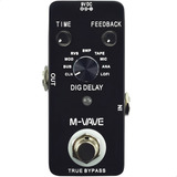 Pedal De Efeito Para Guitarra Digital Delay M vave Cuvave
