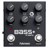 Pedal De Efeitos Análogo Bass Preamp Fuhrmann Cor Preto