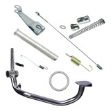 Pedal De Freio Varão Kit Braço Anel Mola Fan 160 Titan 160