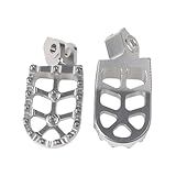 Pedal De Motocicleta 2016 Para SUZU KI Rmz250 Rmz RM Z 250 RM Z250 2010 2017 2018 2019 Motocicleta Apoios Para Os Pés Pegs Pedal Silver