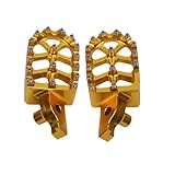 Pedal De Motocicleta Para Suzu Ki Rmz250 Rmz450 RM Z250 RM Z450 RM Z Rmz 250 450 Motocicleta Pé Pegs Descansa Pedal Gold