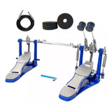 Pedal Duplo X pro Action Colors Para Bumbo Bateria