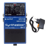 Pedal Efeito Sintetizador Boss Sy-1 Synthesizer Sy1 + Fonte