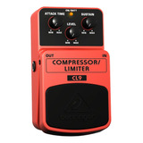 Pedal Guitarra Behringer Compressor Limiter Cl9