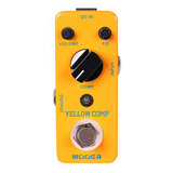 Pedal Guitarra Yellow Comp Mooer Compressor Óptico Micro