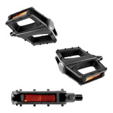 Pedal Metalciclo Nylon Bicicleta Com Refletor 9 16 R Grossa