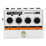 Pedal Orange Terror Stamp Para Guitarra Cor Branco