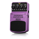 Pedal Overdrive Distortion Behringer Od300 C nf Loja Oficial