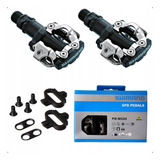 Pedal Shimano Pd m520 Mtb Preto Com Tacos 100 Original Bike
