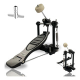 Pedal Top Para Bumbo De Bateria Cromado Chave Afinação