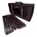 Pedalboard 70x40 elétrica Completa jack Inout bag Semi Case