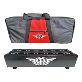 Pedalboard Creationfd Miniboard 35x14 Com Bag E Elétrica