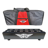 Pedalboard Creationfd Miniboard 35x14 Com Bag E Kit Jacks