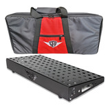 Pedalboard Creationfd Style 75x40cm Com Bag Cor Preto